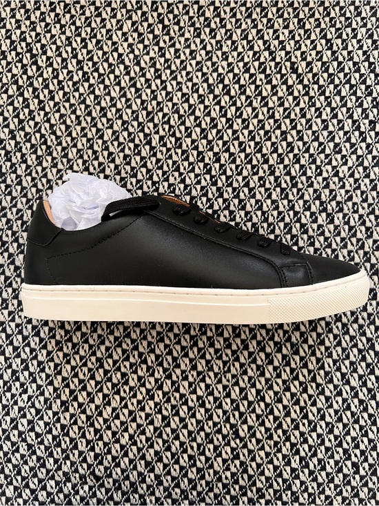 Quince Shoes - Quince 100% Leather Everyday Sneaker (Black)